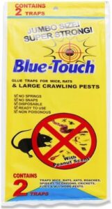 jumbo size super strong glue traps for mice, rats & large crawling pests 2 traps per pack (1)