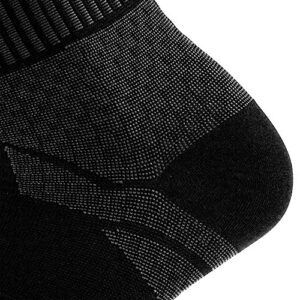 Zensah Ankle Support - Compression Ankle Brace - Great for Running, Soccer, Volleyball, Sports - Ankle Sleeve Helps Sprains, Tendonitis, Pain , Black, Medium