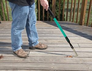 sporty's crevice cleaning tool. telescoping handle, stainless steel blade, removes dirt & debris from cracks and crevices