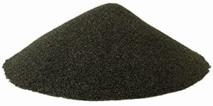 black beauty abrasive blast media fine abrasive 20/40 mesh size for use in sandblast cabinet - 10 lbs