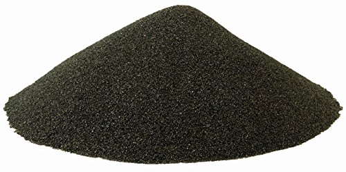 BLACK BEAUTY Abrasive Blast Media Fine Abrasive 20/40 Mesh Size for use in Sandblast Cabinet - 10 LBS