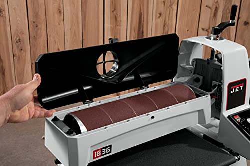 JET JWDS-1836, 18" x 36" Drum Sander with Stand, 1Ph 115V (723530K)