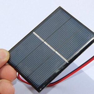 AMX3d Micro Mini Solar Cells – 1.5V 400mA 600mW Compact 80 x 60mm Solar Panels – Power Home DIY Projects, Toys & Chargers (1)