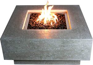 elementi manhattan fire pit - natural gas