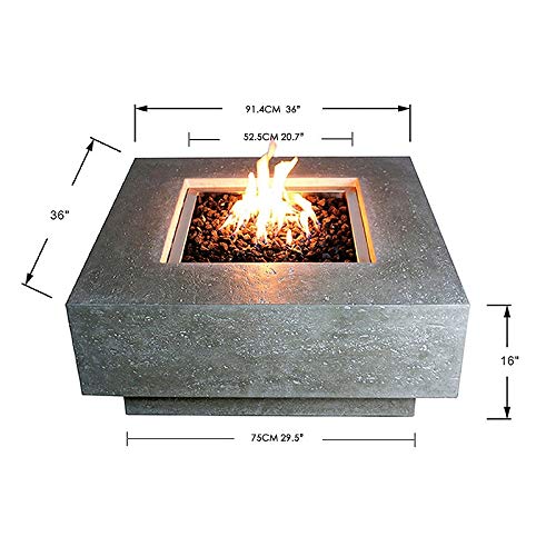 Elementi Manhattan Fire Pit - Propane