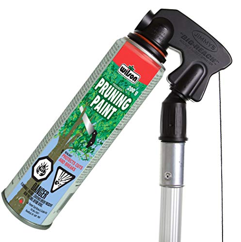 DocaPole Big-Reach Extension Pole Sprayer Attachment for Tree Pruning Sealer, Insect Spray, Spray Paint, Wood Sealer, Tree Cut Sealer, Sealant, & Other Aerosol Applications (Pole Not Included)