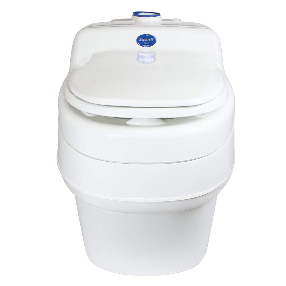 Separett Villa 9215 AC/DC 12V Urine Diverting High Capacity Waterless Composting Toilet