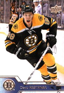 2016-17 upper deck series 1#16 david pastrnak boston bruins hockey card-mint