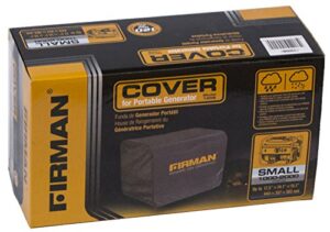 firman 1006 small generator cover, fits 1000-1500-watt generators - quantity 1,black