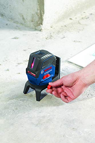 BOSCH 65 Ft. Self-Leveling Cross-Line Combination Laser with Plumb Points GCL 2-160 , Black