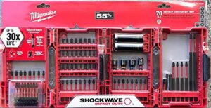 milwaukee shockwave 70-piece impact d