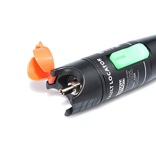 Fiber Optic Cable Tester FC SC & 2.5mm 30mV Visual Fault Locator with Sc,Fc Connector and Shoulder Toolkit