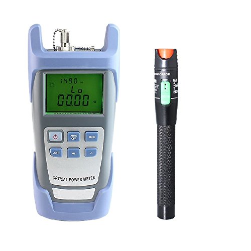 Fiber Optic Cable Tester FC SC & 2.5mm 30mV Visual Fault Locator with Sc,Fc Connector and Shoulder Toolkit