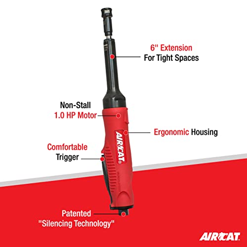 AIRCAT Pneumatic Tools 6270: 1 HP Composite Extended Straight Die Grinder 20,000 RPM