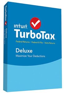 turbotax deluxe 2015 federal + state taxes + fed efile buyer's choice