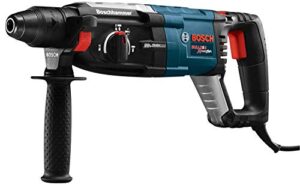 bosch gbh2-28l 1-1/8" sds-plus variable-speed bulldog xtreme max rotary hammer, black blue