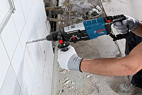 BOSCH GBH2-28L 1-1/8" SDS-plus Variable-speed Bulldog Xtreme Max Rotary Hammer, Black Blue