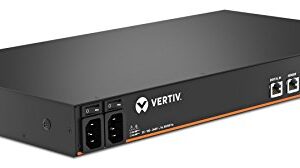 Vertiv Avocent ACS8000 Serial Console, 8 Port Serial Console Server, Dual AC Power, Expanded Memory Capabilities, Remote Data Center and Out of Band Management, Analog Modem (ACS8008MDAC-400)