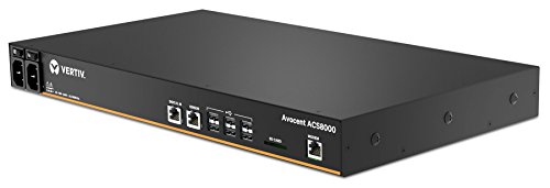 Vertiv Avocent ACS8000 Serial Console, 8 Port Serial Console Server, Dual AC Power, Expanded Memory Capabilities, Remote Data Center and Out of Band Management, Analog Modem (ACS8008MDAC-400)