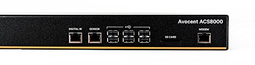 Vertiv Avocent ACS8000 Serial Console, 8 Port Serial Console Server, Dual AC Power, Expanded Memory Capabilities, Remote Data Center and Out of Band Management, Analog Modem (ACS8008MDAC-400)