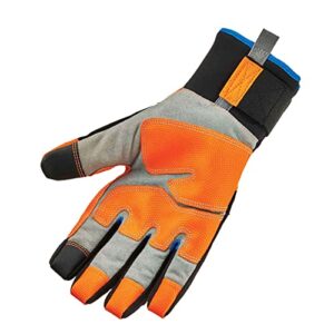 Waterproof Work Gloves, High Visibility, Thermal Insulated, Touchscreen, Enhanced Grip, Ergodyne ProFlex 818WP , Orange