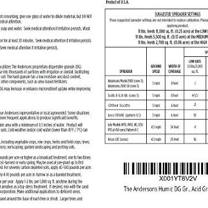 The Andersons Humic DG Organic Soil Amendment - Covers up to 10,000 sq ft (11 lb)