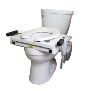 EZ-Access TILT Toilet Incline Lift, Corded Power, Elongated Seat