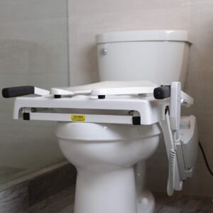 EZ-Access TILT Toilet Incline Lift, Corded Power, Elongated Seat