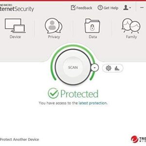 Trend Micro Maximum Security | 2019 | 3 PC's | 1 Year Subscription | For All devices | Keycard- No Disc