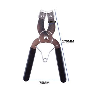 Plum Garden Car Engine Piston Ring Compressor Tool & Piston Ring Pliers for Adjustable Safety Screws