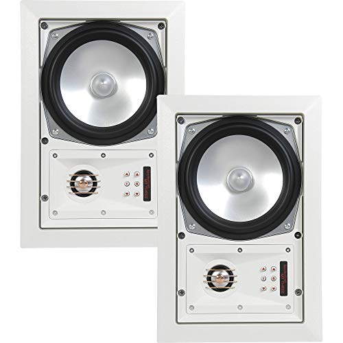 SpeakerCraft MT6 Three ASM87630 in-Wall or in-Ceiling Loudspeakers (Pair)