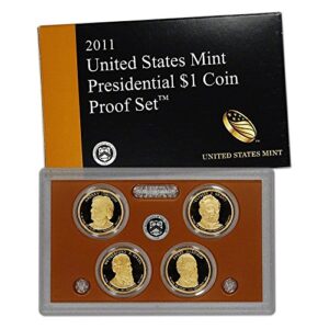 2011 s us mint presidential $1 coin proof set ogp $1 proof us mint