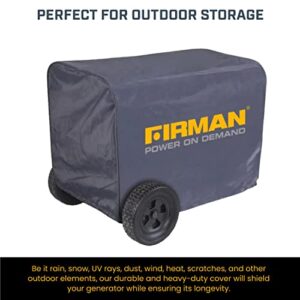 FIRMAN 1009 Portable Generator Cover, Double-Insulted Generator Cover, Fits Large Generators 5000 Watts and Up, 13.7" x 8.1" x 4", Large