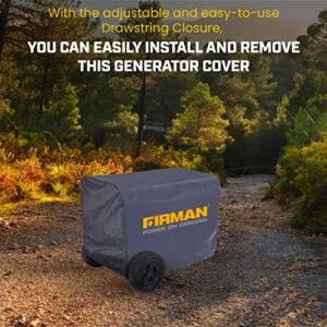 FIRMAN 1009 Portable Generator Cover, Double-Insulted Generator Cover, Fits Large Generators 5000 Watts and Up, 13.7" x 8.1" x 4", Large