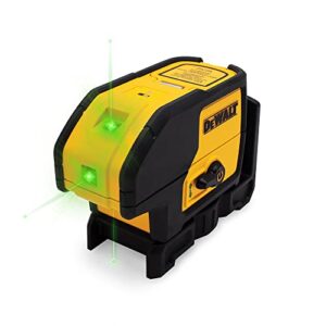 dewalt laser level, 3 spot laser, green, (dw083cg),black
