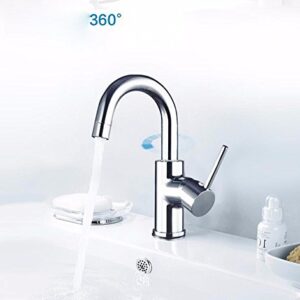 SJQKA-Faucet Single, single hole hot and cold basin faucet, rotary wash basin, washbasin, water tap