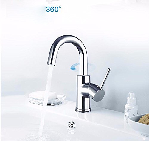 SJQKA-Faucet Single, single hole hot and cold basin faucet, rotary wash basin, washbasin, water tap