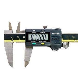 mitutoyo 500-197-30 electronic digital caliper aos absolute scale digital caliper, 0 to 8"/0 to 200mm measuring range, 0.0005"/0.01mm resolution