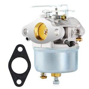 QAZAKY Carburetor Compatible with Tecumseh 632113 632113A HS40 HSSK40 Toro 38010 38015 38250 Snowthrower 421 521 Snowblower 4HP 5HP Adjustable 056-326 520-962 50-662 1427 056326 520962 50662 Carb