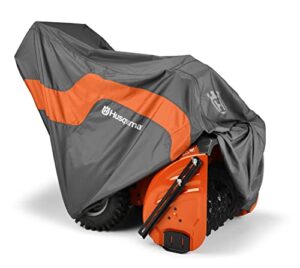 husqvarna 582846301 heavy-duty snow blower cover - orange/gray