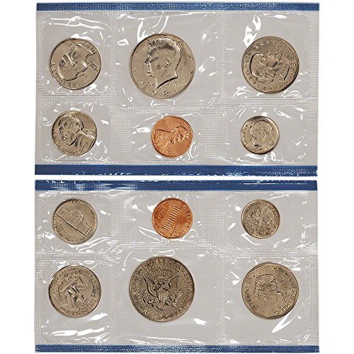 1981 Various Mint Marks United States Mint Uncirculated Coin Set in Original Government Packaging Uncirculated