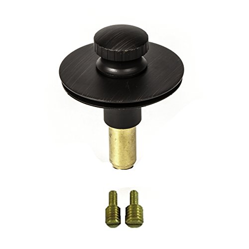 Universal Lift n Lock (Push Pull) Bath Tub/Bathtub Drain Stopper Includes 3/8" and 5/16" Fittings