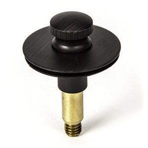 Universal Lift n Lock (Push Pull) Bath Tub/Bathtub Drain Stopper Includes 3/8" and 5/16" Fittings