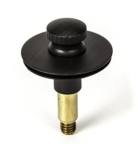 Universal Lift n Lock (Push Pull) Bath Tub/Bathtub Drain Stopper Includes 3/8" and 5/16" Fittings