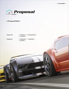 proposal pack sports #7 - business proposals, plans, templates, samples and software v20.0