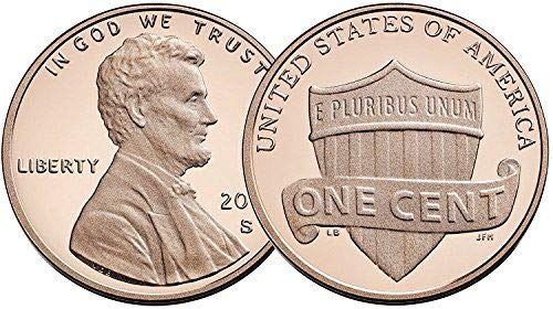 2017 S Lincoln 2017 Lincoln Shield Cent Proof Deep Cameo Cent Perfect Uncirculated US Mint DCAM