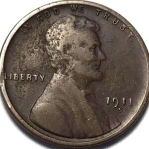 1911 S Lincoln Wheat Cent Penny Seller Very Fine