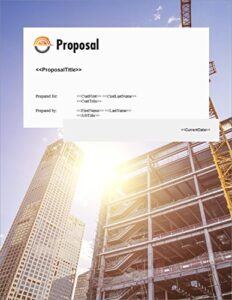 proposal pack construction #6 - business proposals, plans, templates, samples and software v20.0