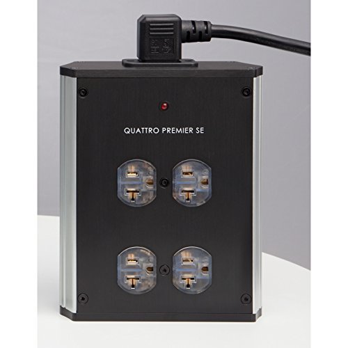 Pangea Audio Quattro Premier SE - 4 Outlet Power Center 20 Amp Outlets and 20 Amp IEC