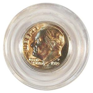 Direct-Fit Coin Capsules For Dime 18mm Box of 50